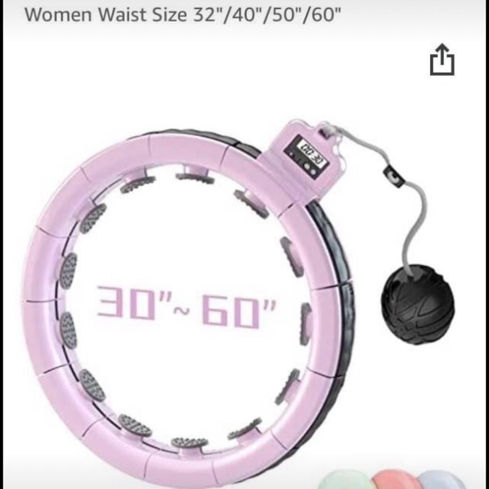 Weighted hula hoop